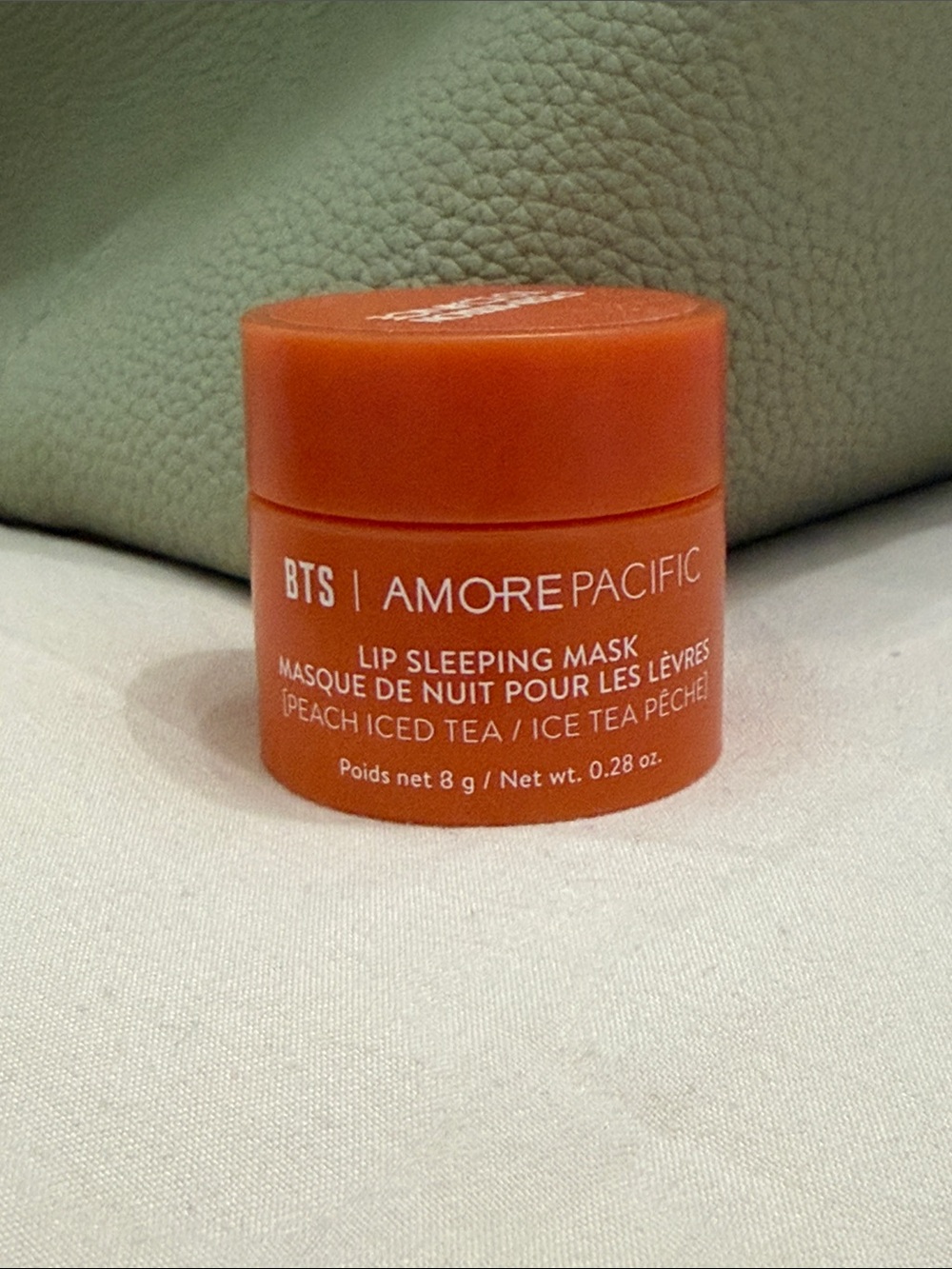 Amore Pacific BTS Permission to Dance Peach Iced Tea Lip Sleeping Mask
